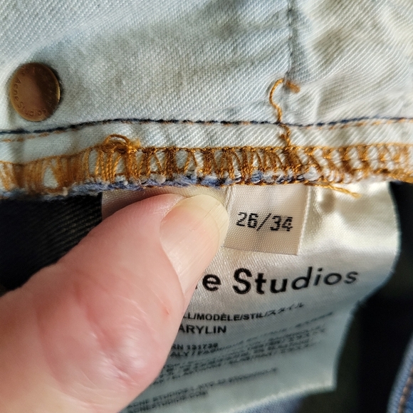 Acne Studios Skin 5 Marilyn skinny jeans size 26 - Picture 12 of 12